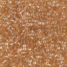 Miyuki delica beads 10/0 - Transparent light topaz luster DBM-101